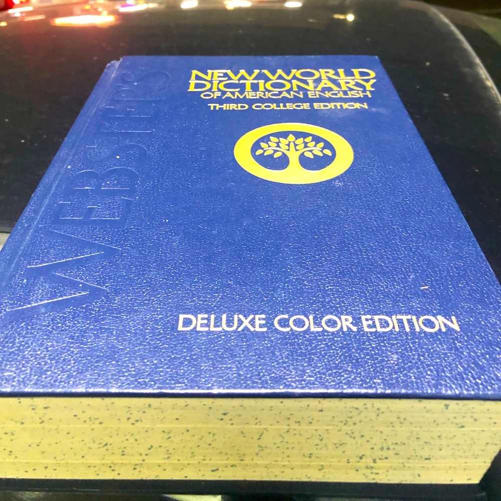 Websters New World Dictionary of the American Language Third College Edition